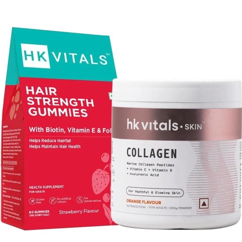 HealthKart HK Vital Biotin & Skin Radiance Collagen Combo