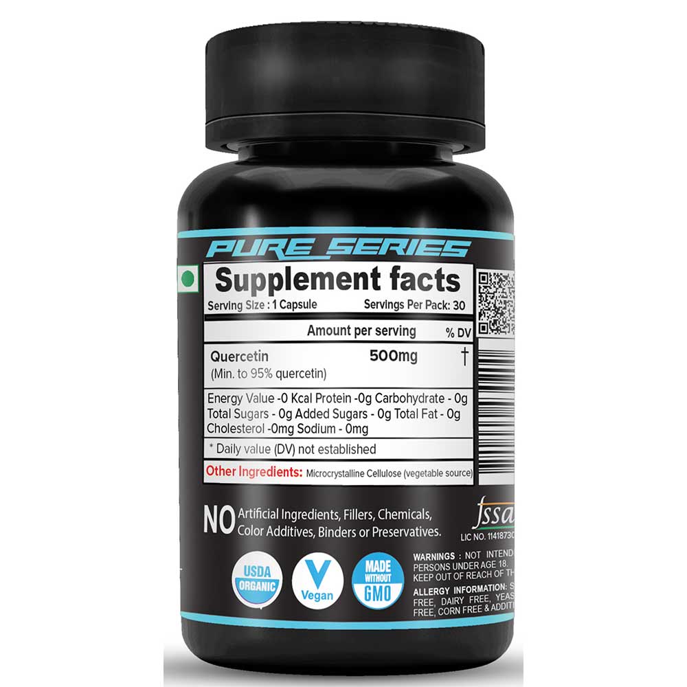 3 - NutriJa Quercetin 500mg,  90 capsules 