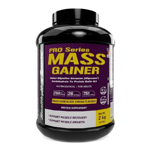 1 - HealthyHey Sports Mass Gainer,  4.4 lb  Irish Chocolate Cream 
