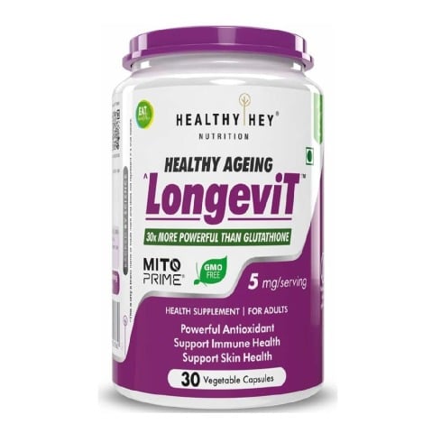 1 - HealthyHey Nutrition LongeviT, 30 veggie capsule(s)