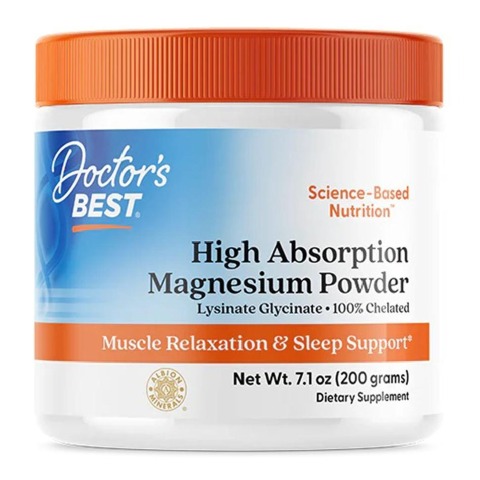 1 - Doctor's Best High Absorption Magnesium,  Unflavoured  200 g 