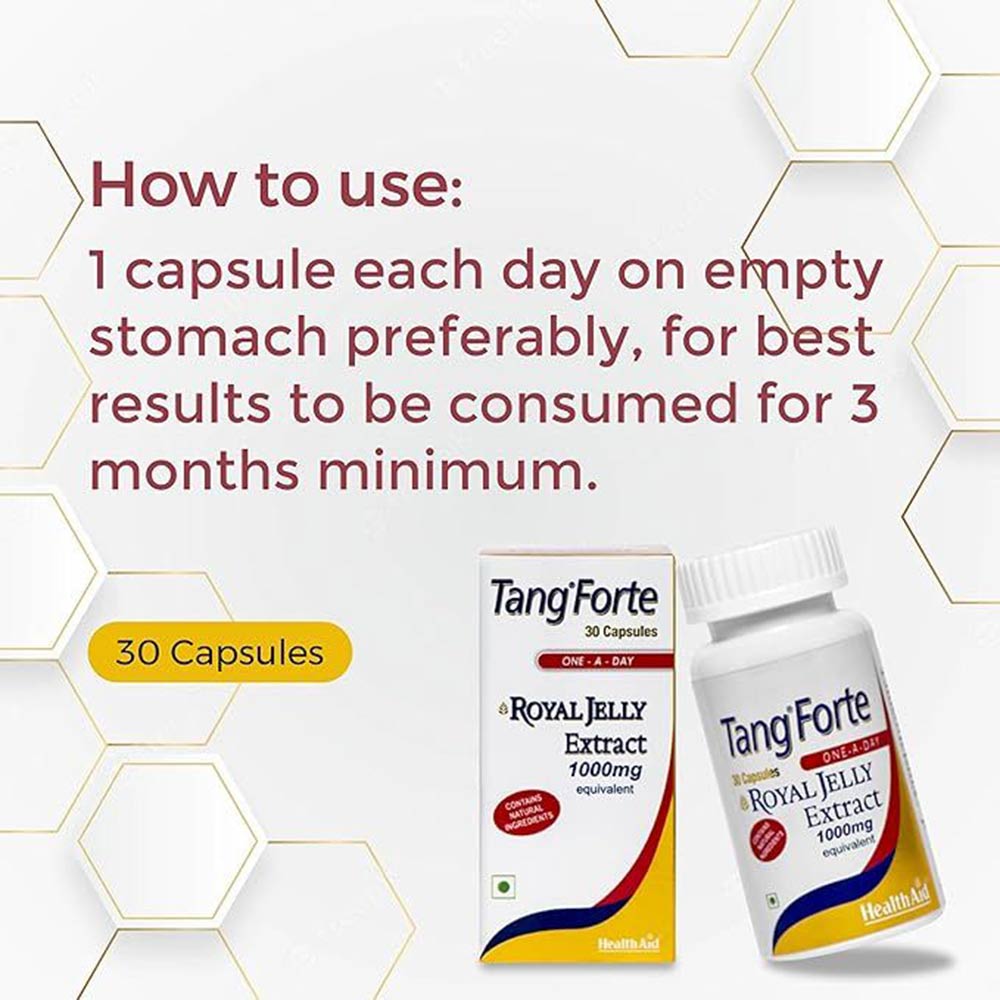 2 - HealthAid Tang Forte Royal Jelly (1000 mg),  30 capsules 