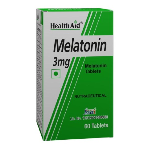1 - HealthAid Melatonin (3 mg),  60 tablet(s)  Unflavoured 