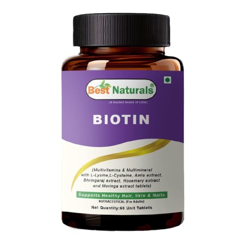 1 - Best Naturals Biotin,  60 tablet(s)  Unflavoured 