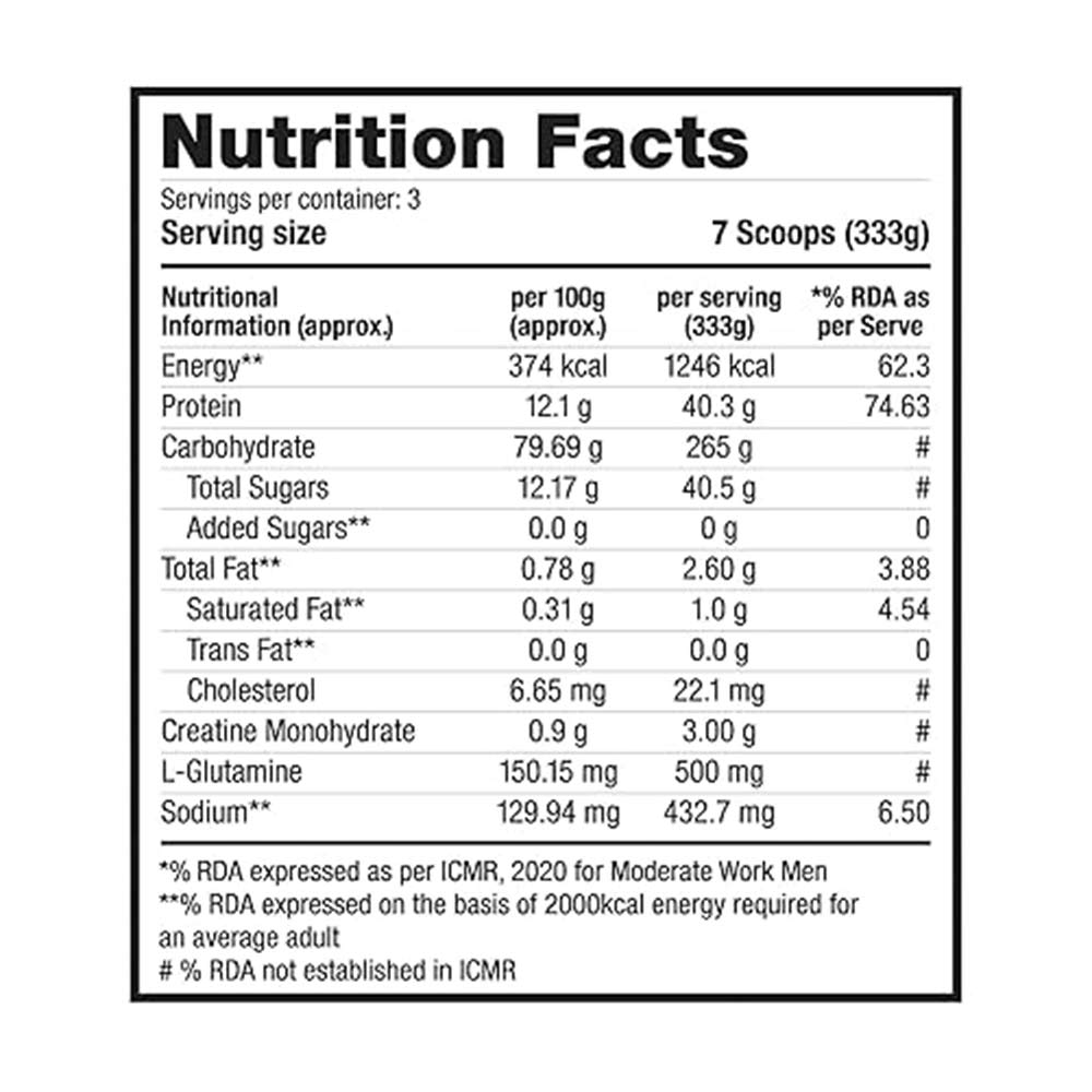 3 - Labrada Super Mass Gainer,  2.2 lb  Chocolate Ice Cream 