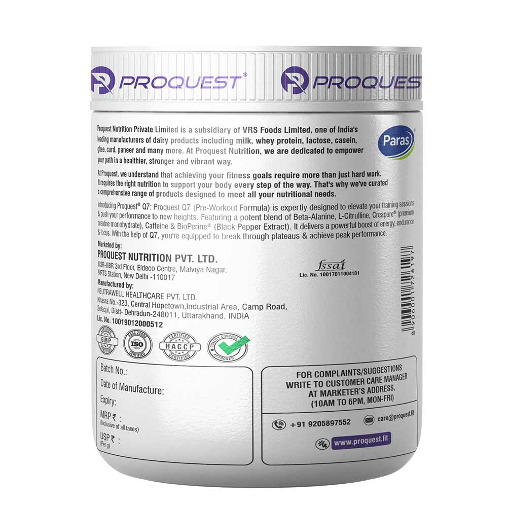 2 - Proquest Q7 Pre-Workout,  0.66 lb  Salted Watermelon 