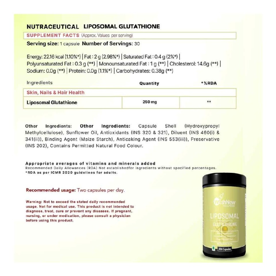 Beauty Collagen 21 Sachets & Liposomal Glutathione 30 Caps with  Multivitamin Women 18+ Combo at Best Price in India |  https://www.healthkart.com/