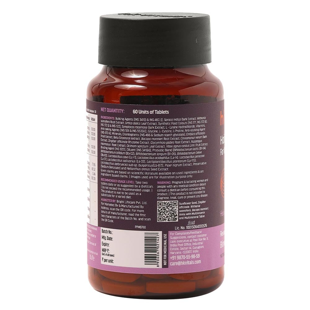 8 - HK Vitals Hair Vitamins for Women,  60 tablet(s)  Unflavoured