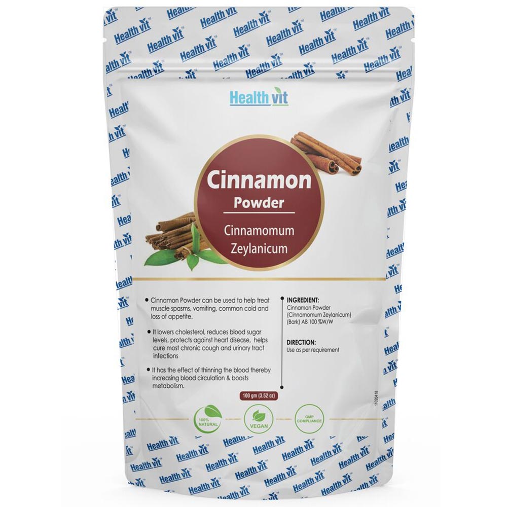 Healthvit Cinnamon Powder,  100 g 