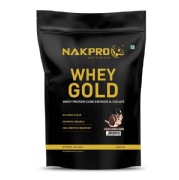 Nakpro Whey Gold Protein Concentrate- 2.2 lb Cookies & Cream
