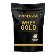 Nakpro Whey Gold Protein Concentrate- 2.2 lb Vanilla
