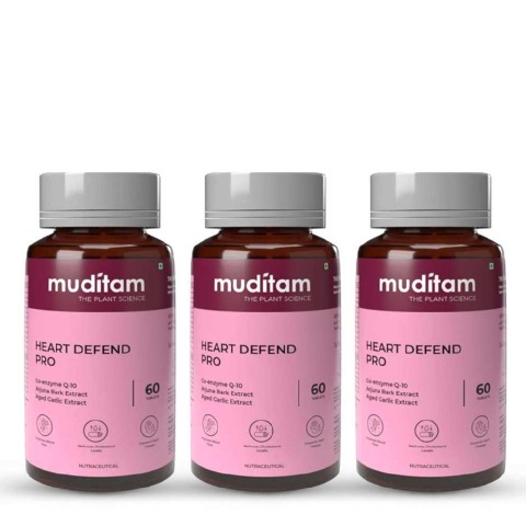 1 - Muditam Heart Defend Pro (Pack of 3), 60 tablet(s)