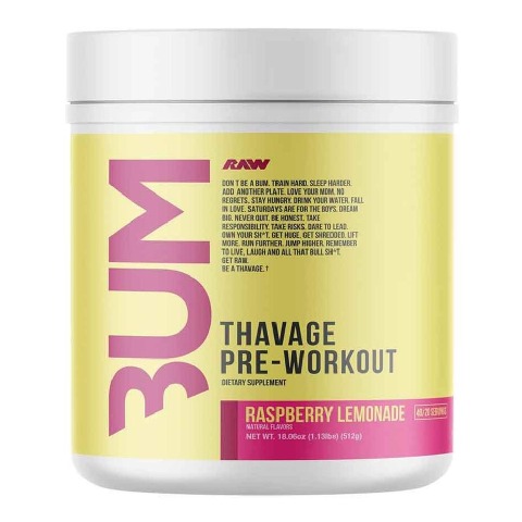 1 - RAW CBUM Thavage Pre-Workout,  1.13 lb  Raspberry Lemonade 