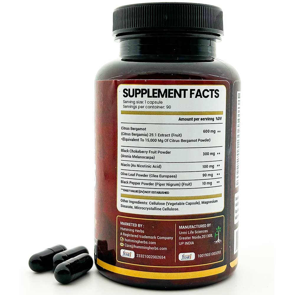 2 - Humming Herbs Citrus Bergamot,  180 capsules 