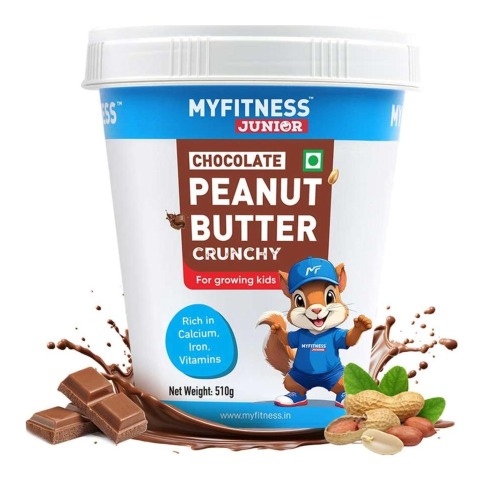 1 - Myfitness Chocolate Peanut Butter Junior,  510 g  Crunchy 