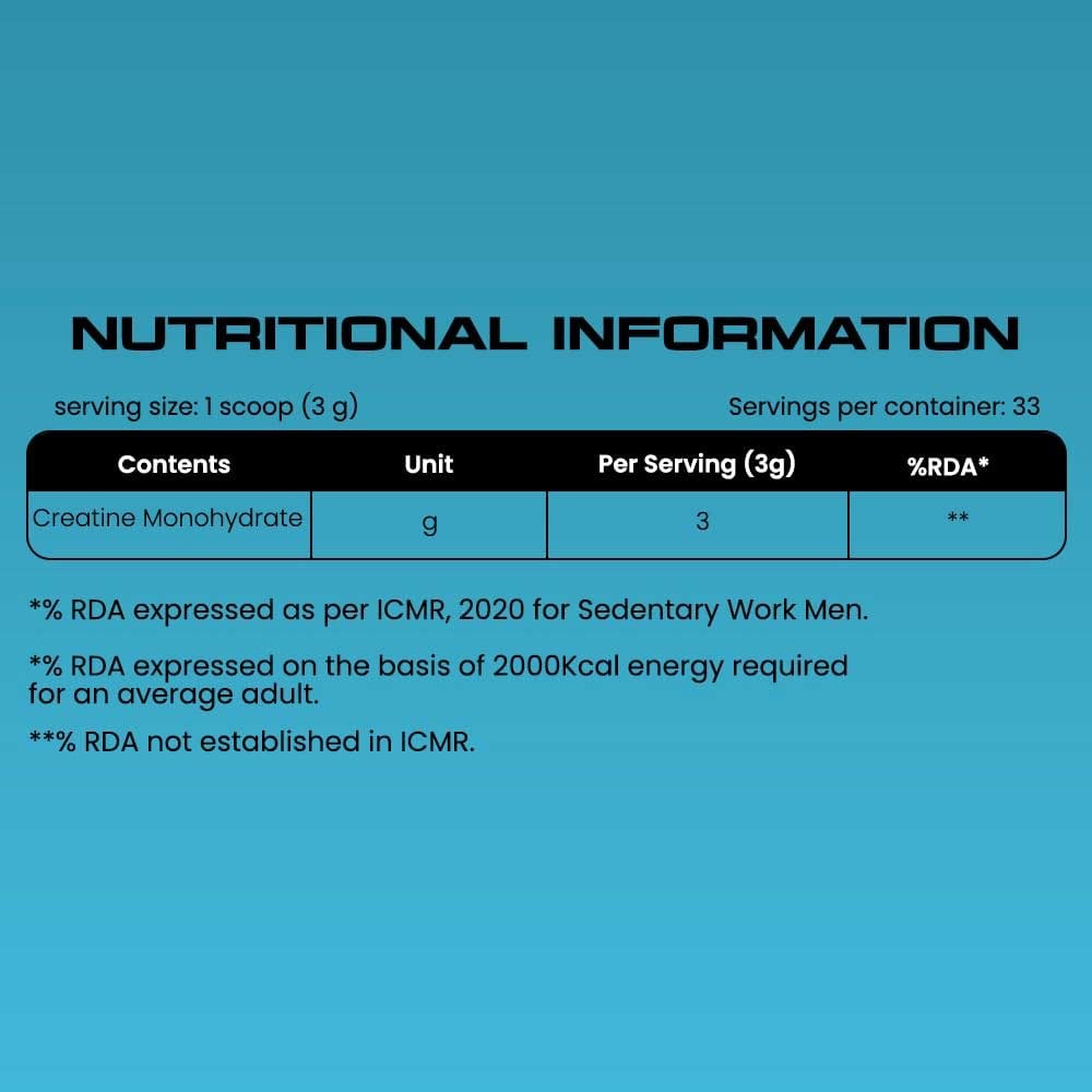 4 - YourWhey Creatine Monohydrate,  Unflavoured  0.22 lb 