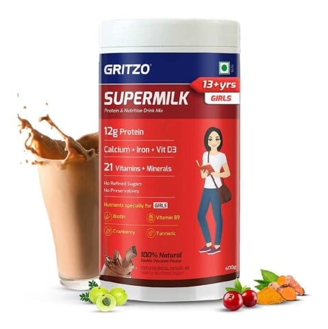 1 - Supermilk Overall Growth&nbsp;for Girl 13+ years,  400 g  Double Chocolate 