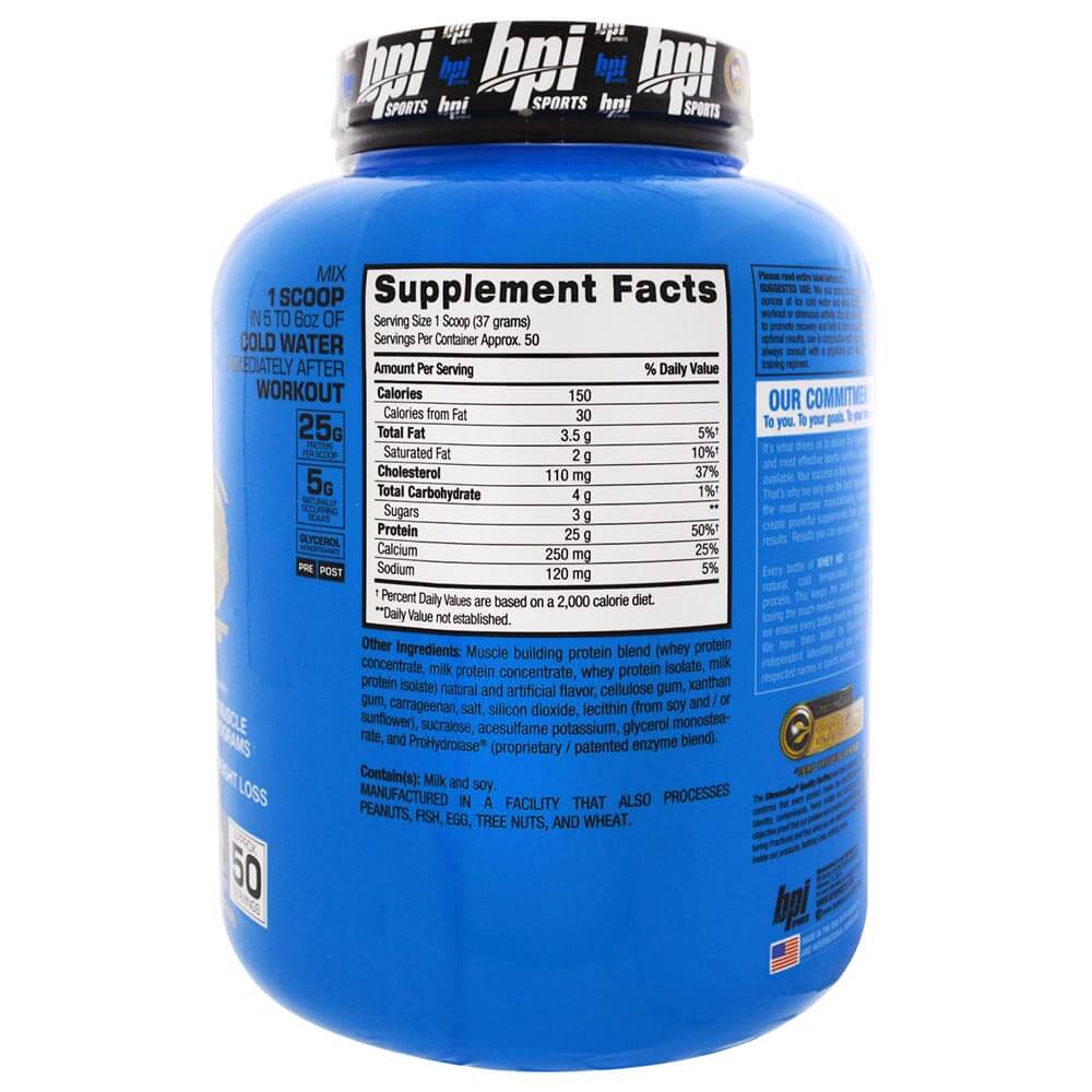 supplementinfo - BPI Sports Whey-HD Ultra Premium,  4.1 lb  Vanilla Caramel 
