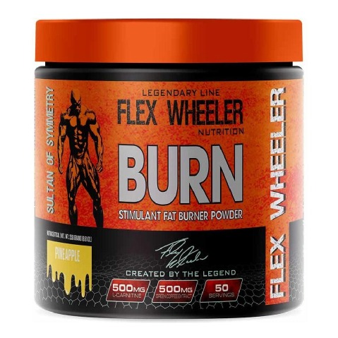 1 - Flex Wheeler Nutrition Burn Stimulant Fat Burner Powder,  0.55 lb  Pineapple 
