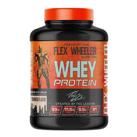 1 - Flex Wheeler Nutrition Whey Protein,  5 lb  Tiramisu 