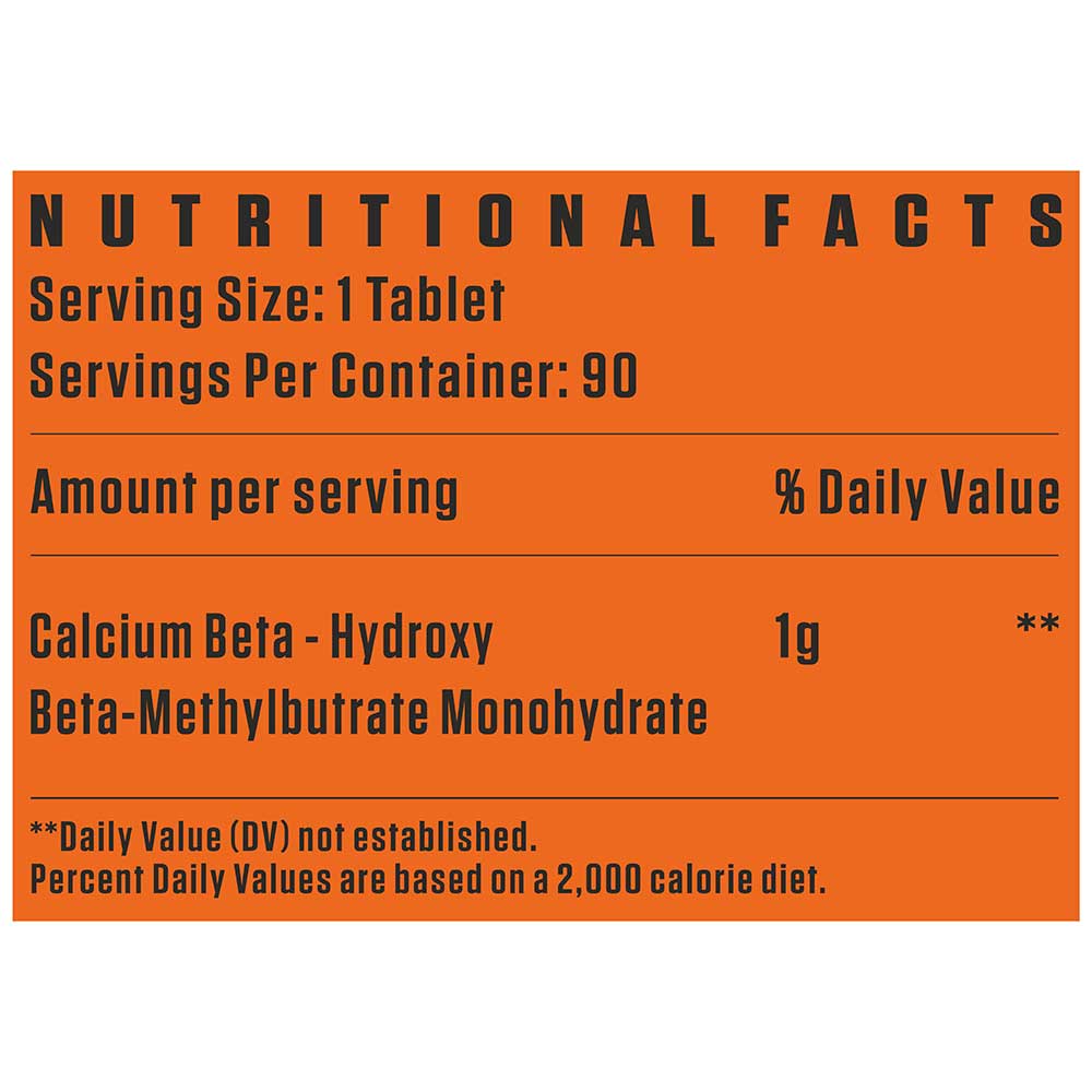 3 - Flex Wheeler Nutrition HMB 1000 mg,  90 tablet(s)  Unflavoured 