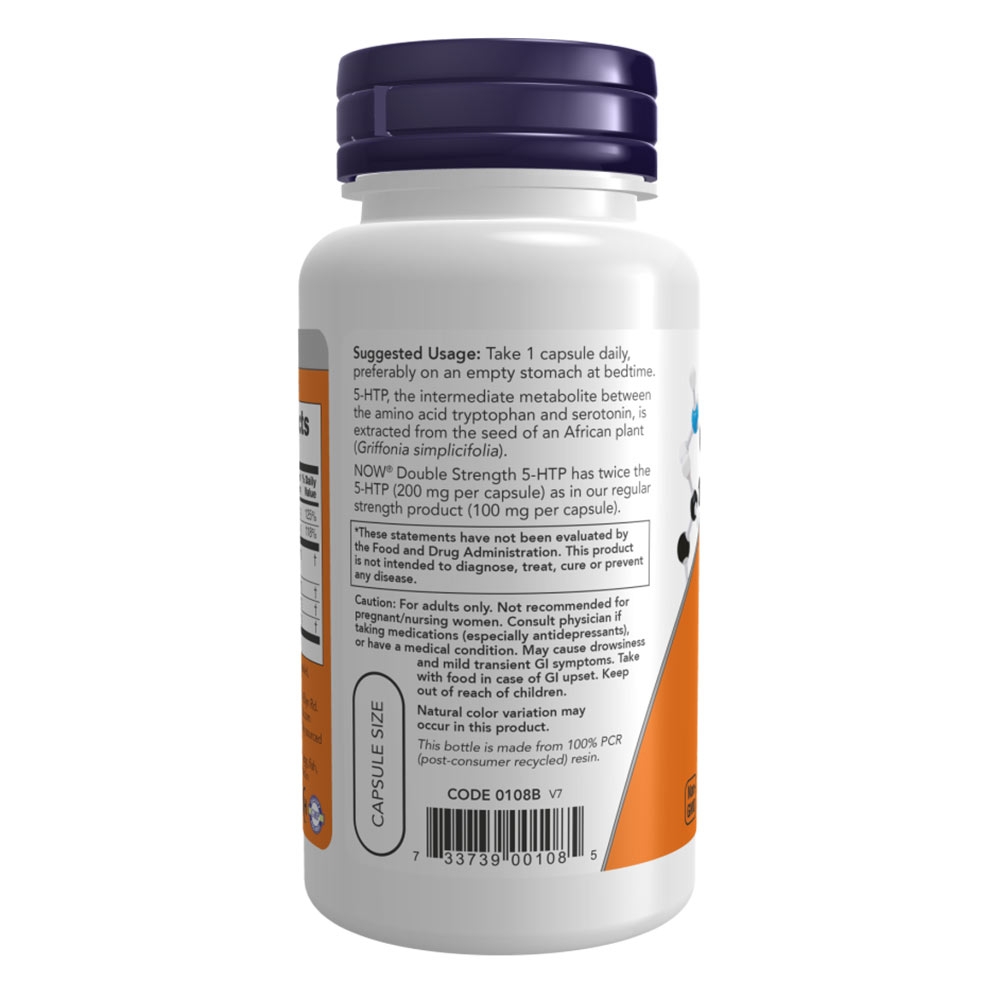 3 - Now 5-HTP Double Strength 200mg,  60 veggie capsule(s) 