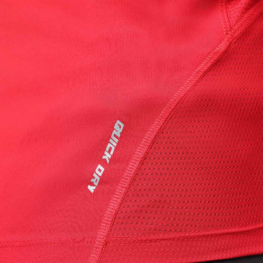 1 - MuscleBlaze Air Tech Compression MuscleTee Full Sleeve,  Red  X-Large