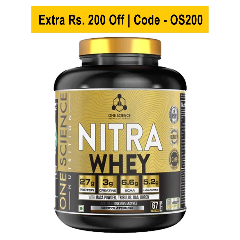 One Science Nitra Whey,  5 lb  Chocolate Rush 