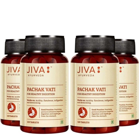 1 - Jiva Ayurveda Pachak Vati (Pack of 4),  120 tablet(s) 