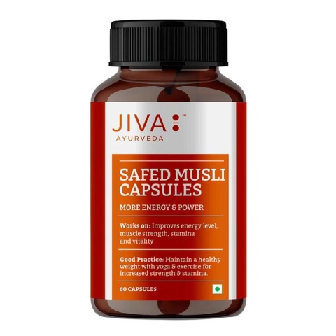 1 - Jiva Ayurveda Safed Musli,  60 capsules 