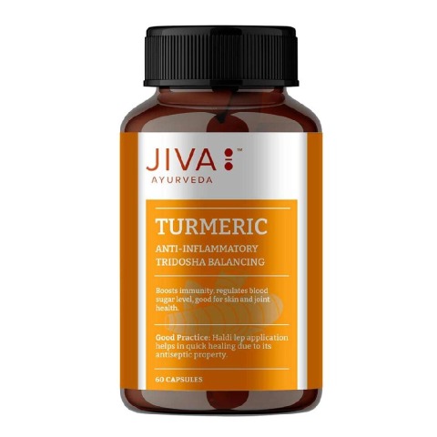 1 - Jiva Ayurveda Turmeric,  60 capsules 