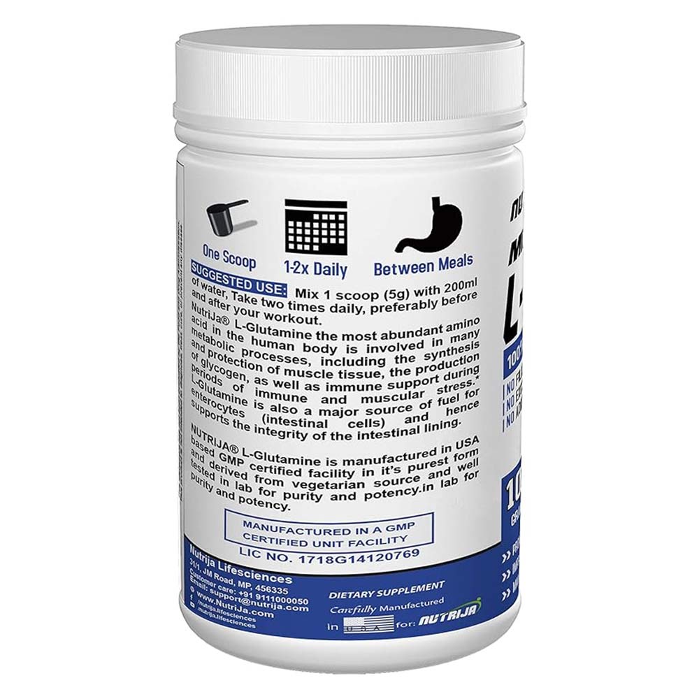 2 - NutriJa Micronized Glutamine,  0.22 lb  Unflavoured 