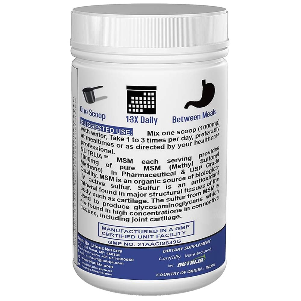 2 - NutriJa MSM Powder (MethylSulfonylMethane),  100 g 