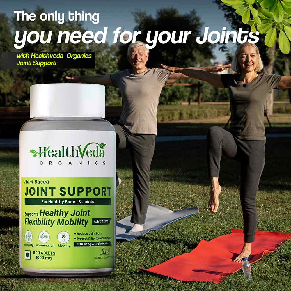 3 - Health Veda Organics Plant Based Joint Support,  60 tablet(s) 