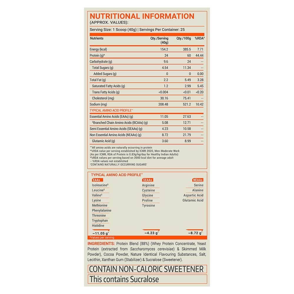 Fuel One Whey Protein Powder 1 kg Rich Chocolate & 100g Creatine Monohydrate Combo