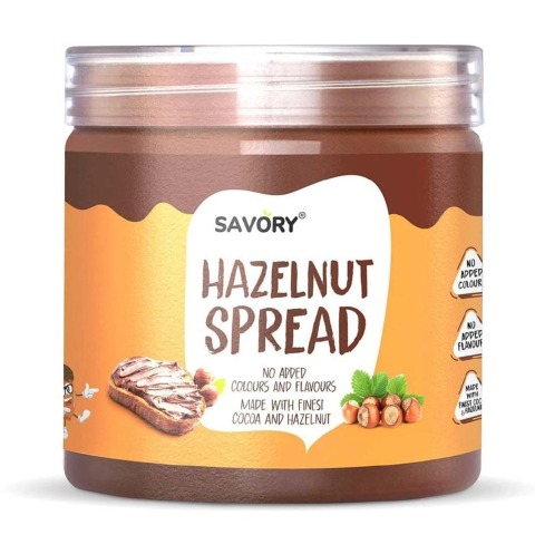 1 - Savory Hazelnut Spread,  Chocolate  400 g 