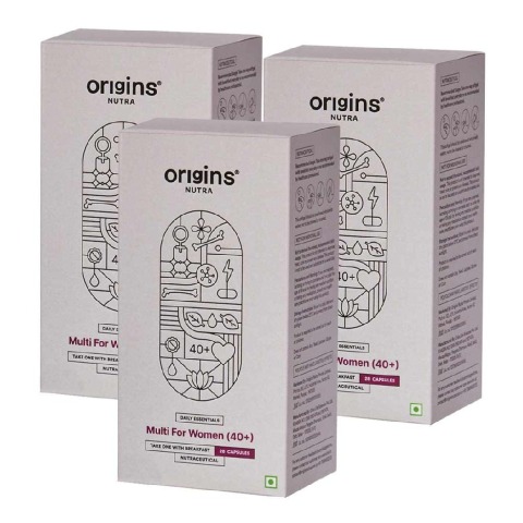 1 - Origins Nutra Multi for Women (40+),  30 softgels  Unflavoured (Pack of 3) 