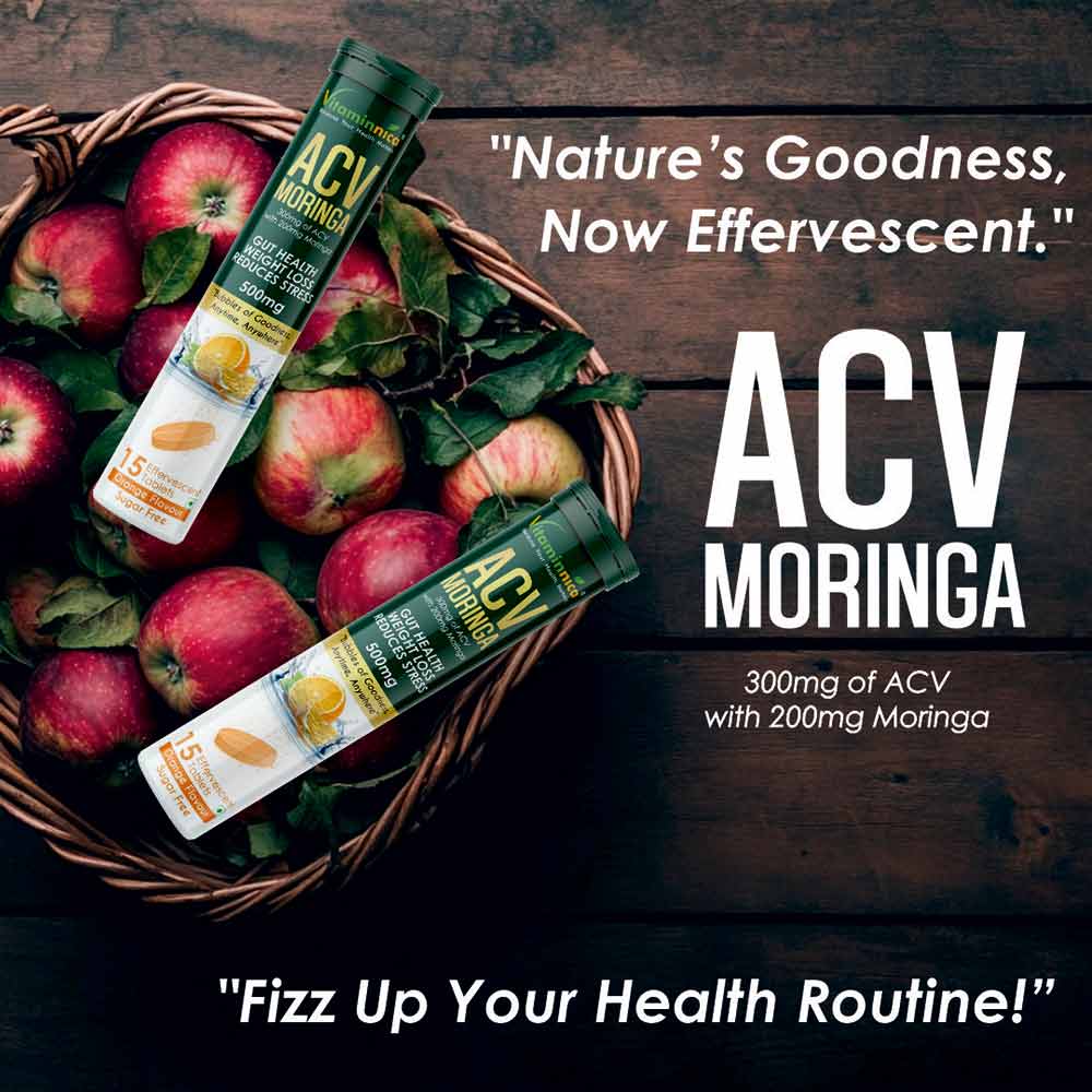 4 - Vitaminnica ACV Moringa,  15 tablet(s)  Orange 