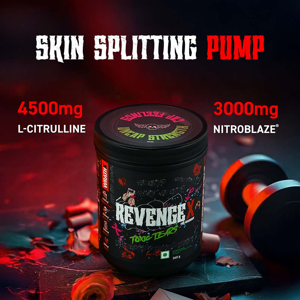 2 - MuscleBlaze Pre workout WrathX RevengeX,  0.74 lb  Sour Green