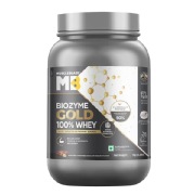 MuscleBlaze Biozyme Gold 100% Whey- 2.2 lb Monk Fruit Sweetened Chocolate Hazelnut