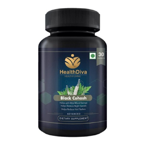 1 - HealthDiva Black Cohosh,  30 capsules 
