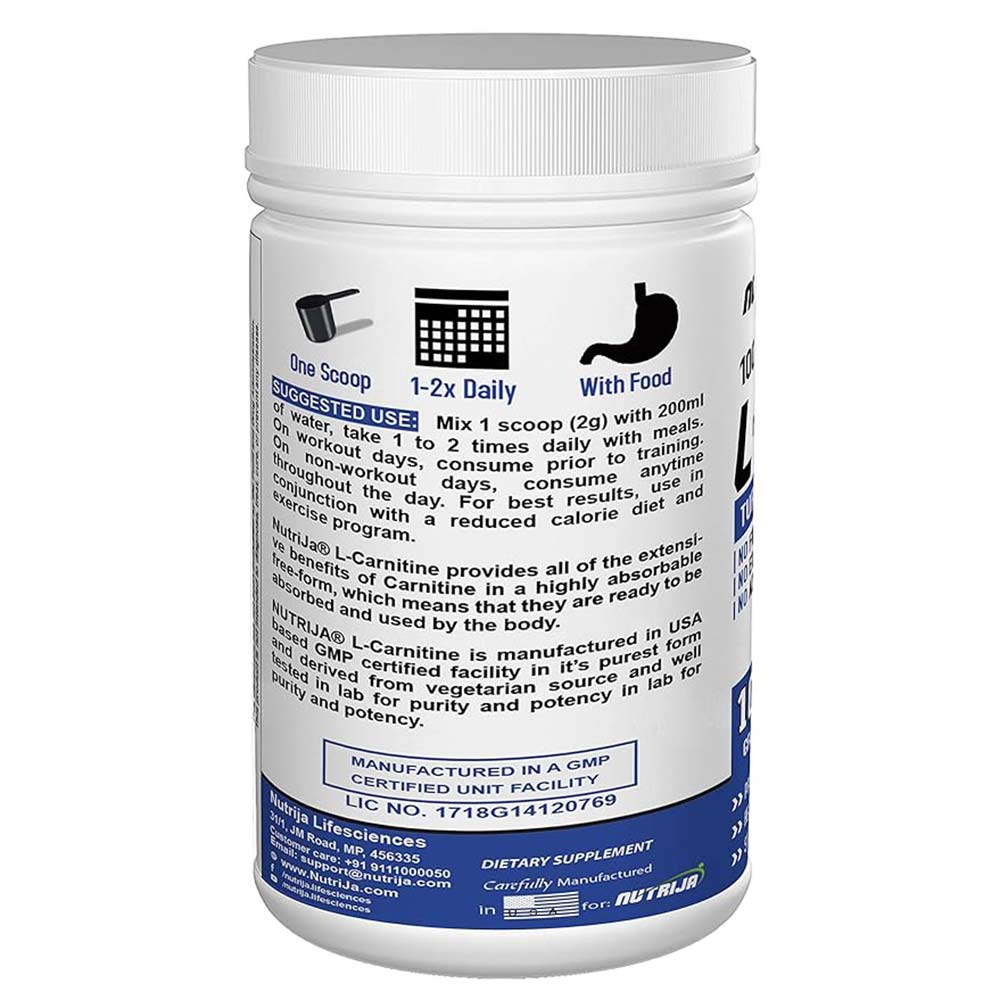 2 - NutriJa L-Carnitine,  100 g  Unflavoured 