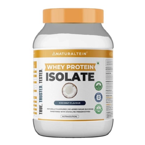 1 - NATURALTEIN Whey Protein Isolate,  2.2 lb  Coconut 