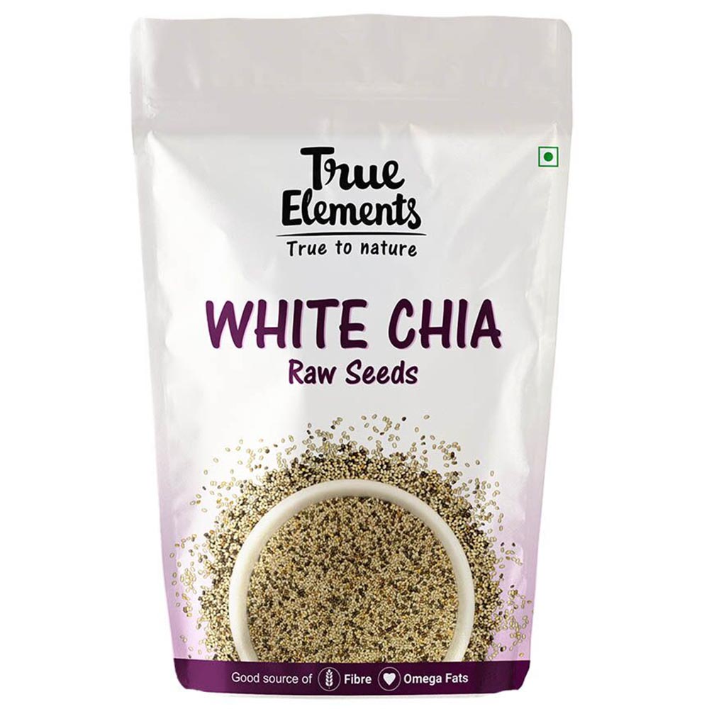 True Elements Raw White Chia Seeds,  0.150 kg  Unflavoured 