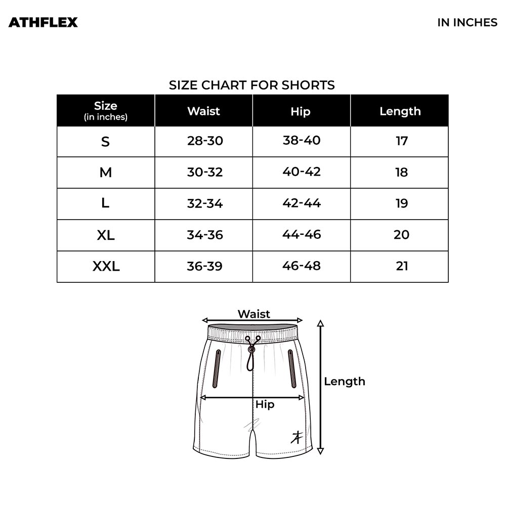 10 - Athflex Men's Nylon-Spandex Workout 2in1 Shorts,  Large  Black 