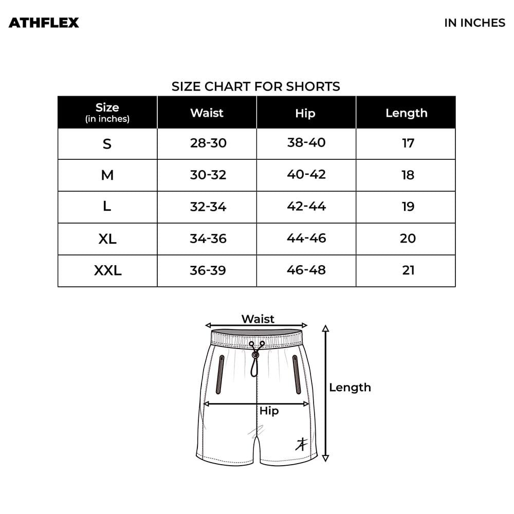 10 - Athflex Men's Nylon-Spandex Workout 2in1 Shorts,  Medium  Black 