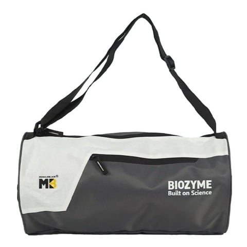 1 - MuscleBlaze Biozyme Gym Bag,  Grey - 21L 