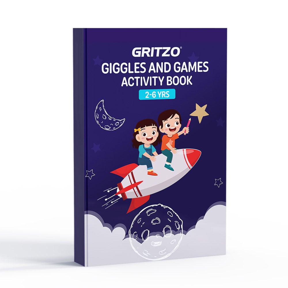 Gritzo Giggles & Games Activity Book, (2-6 yrs) Multi