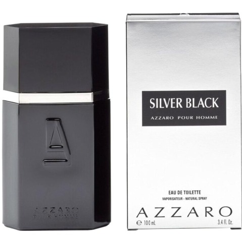 Azzaro Silver Black Eau De Toilette,  100 ml  for Men 