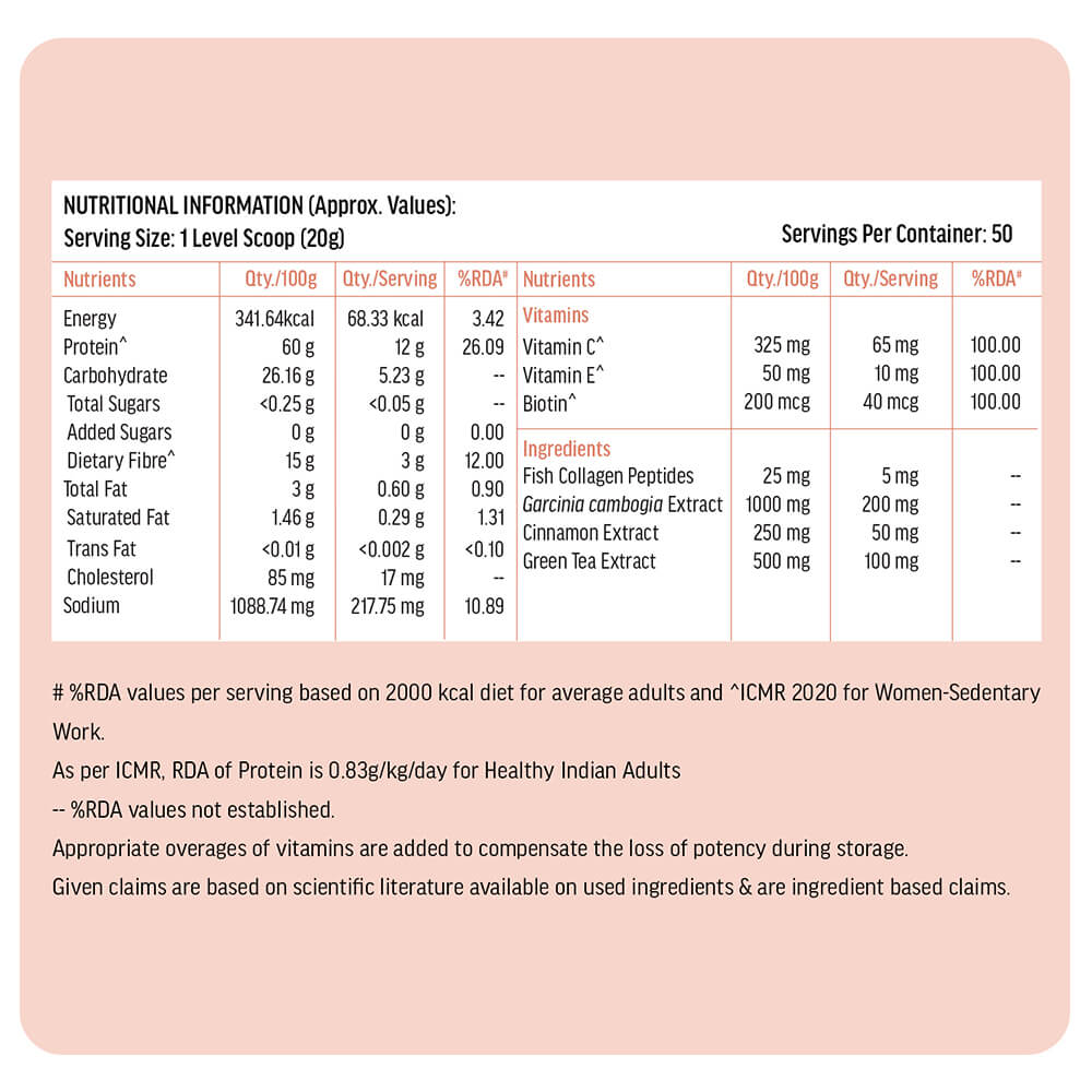 9 - HK Vitals Protein for Women,  2.2 lb  Chocolate (Non - Veg)
